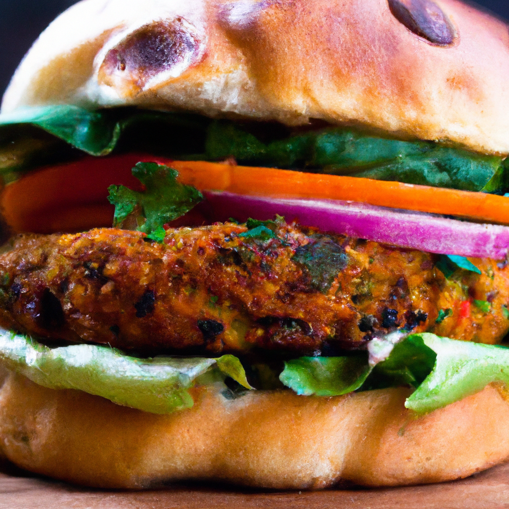 Chickpea (or Falafel) Burger