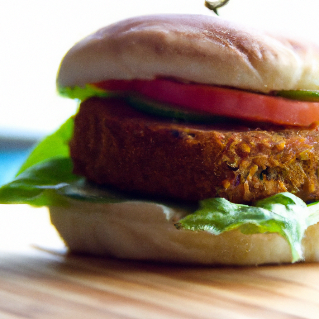 Chickpea (or Falafel) Burger