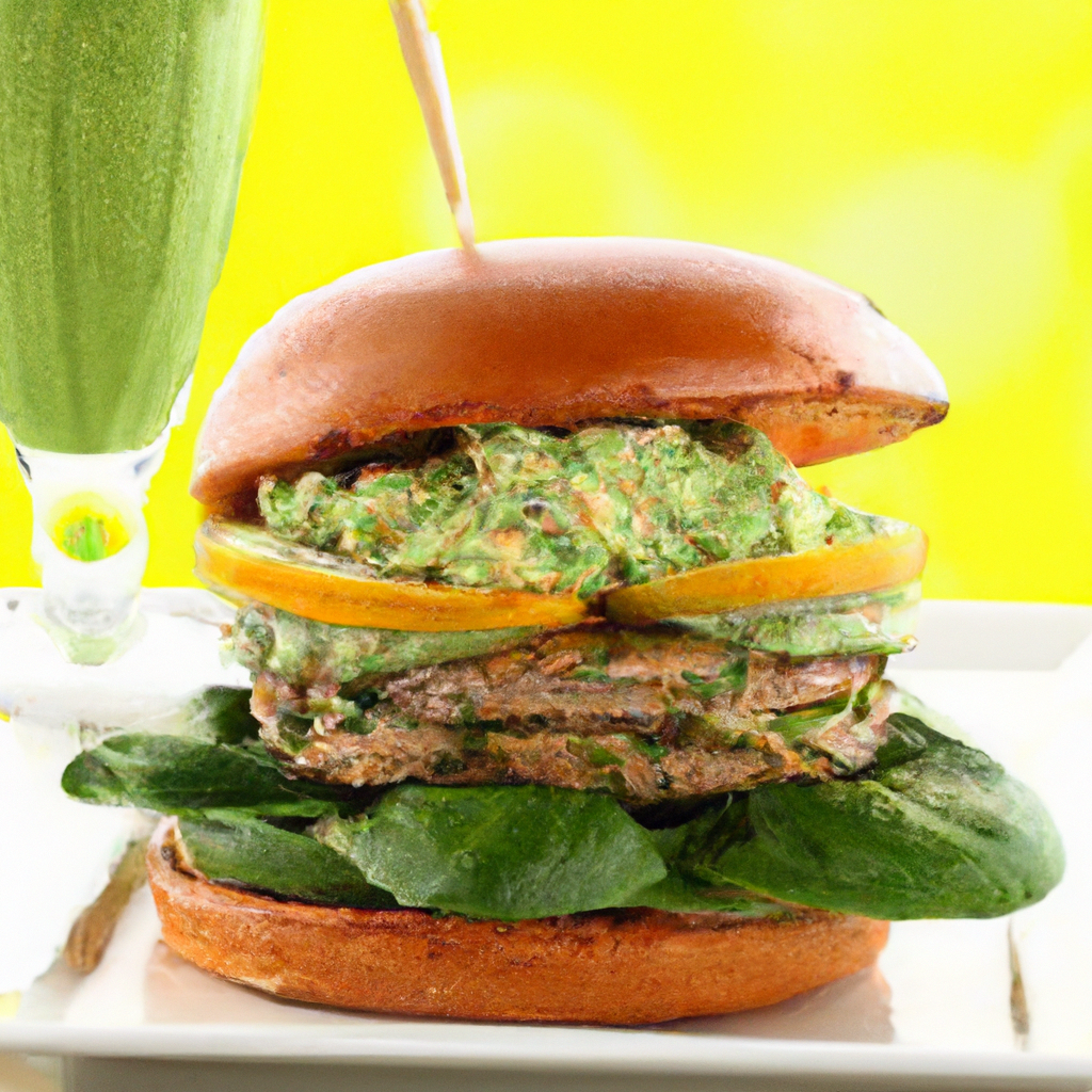 Spinach And Greens Burger