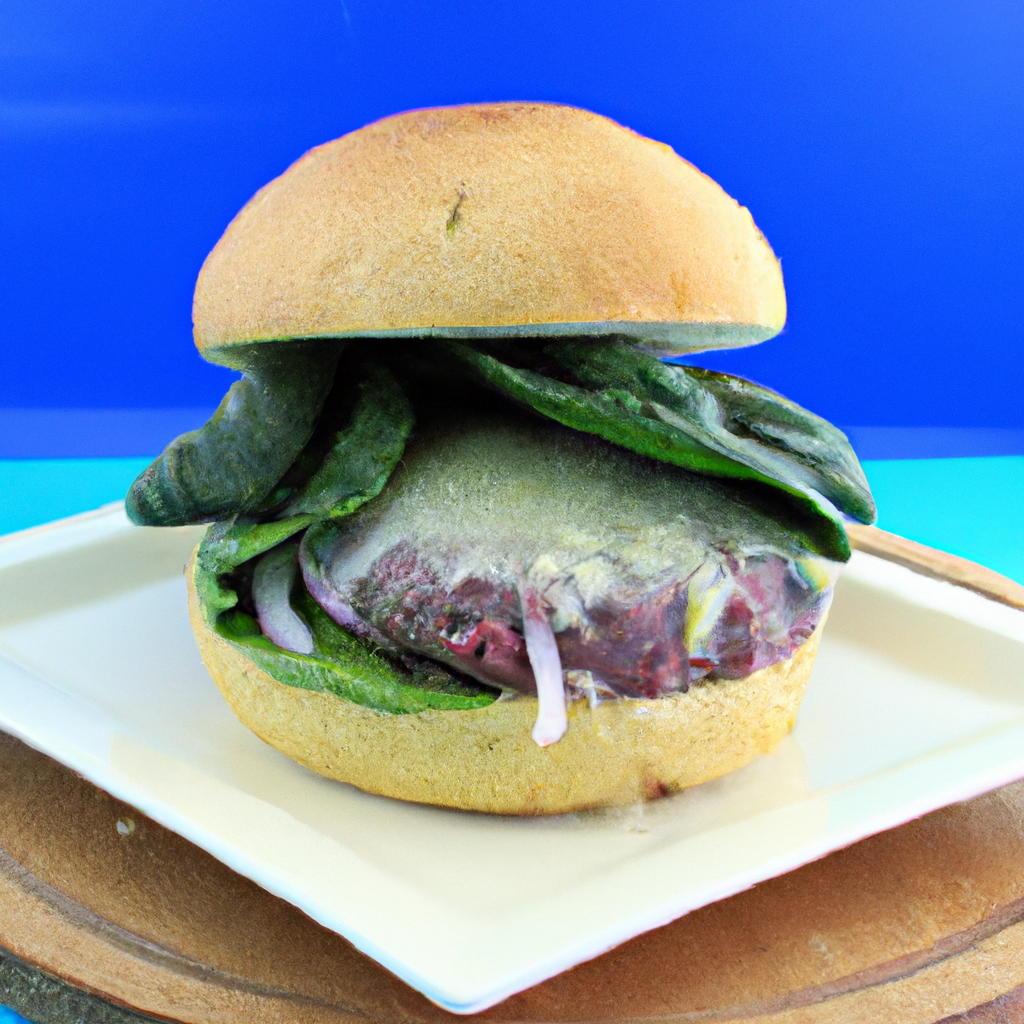 Spinach And Greens Burger