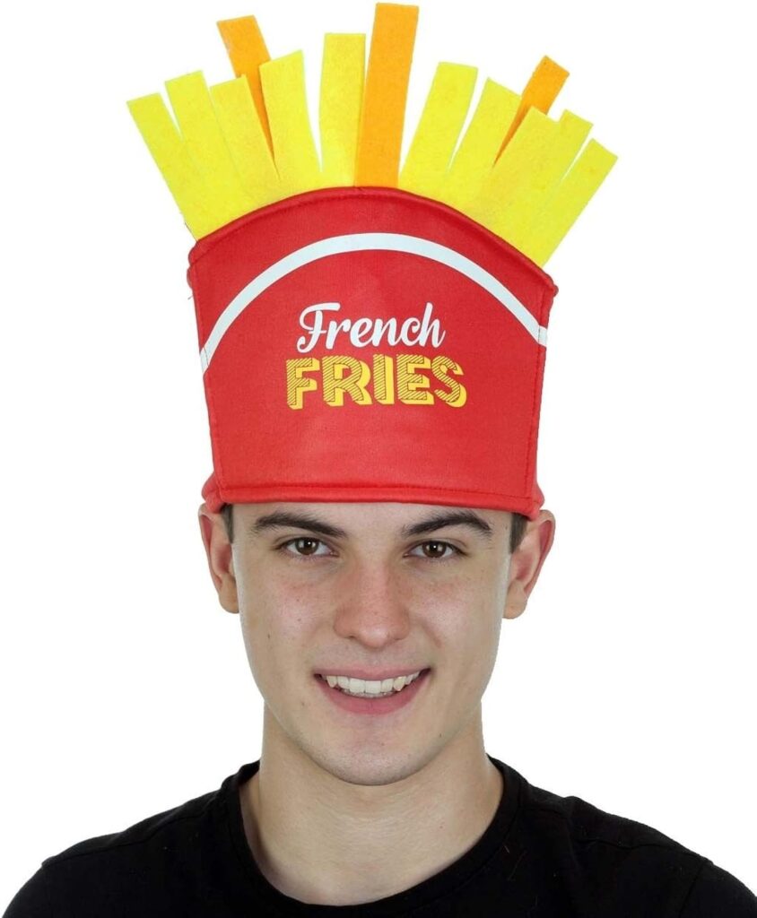 Jacobson Hat Company French Fries Novelty Food Hat , Red