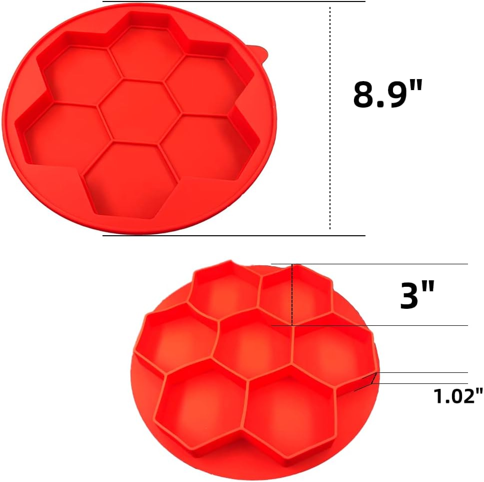 MYLAIM Hamburger Patty Maker,Silicone Burger Press And Freezer Container,7 In 1 Small Multiple Burger Shaper Mold,Meat Slider Shape Trays,Ground Beef Freezer Storage Containers