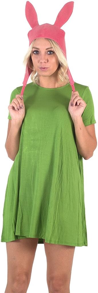 Womens/Juniors Bobs Burgers Louise Character Deluxe Halloween Cosplay Costume