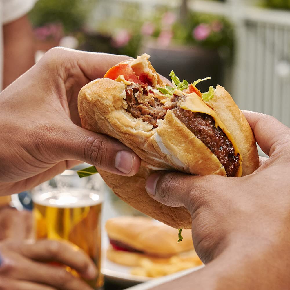 Beyond Burger® from Beyond Meat®, Plant-Based Meat, Frozen, 40 - 4oz. Patties per Box (Total 10 lbs.)