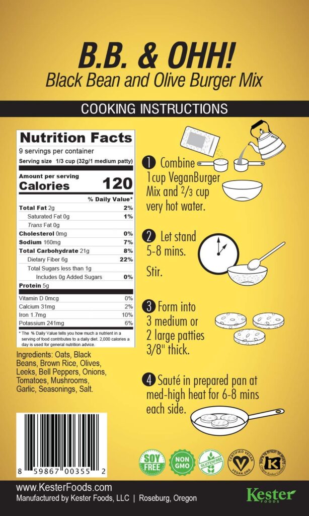 Vegan Burger (9 Patties) - Viva Italiano